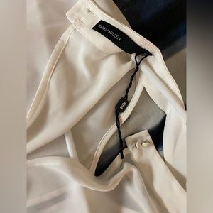 Karen Millen white blouse size 4